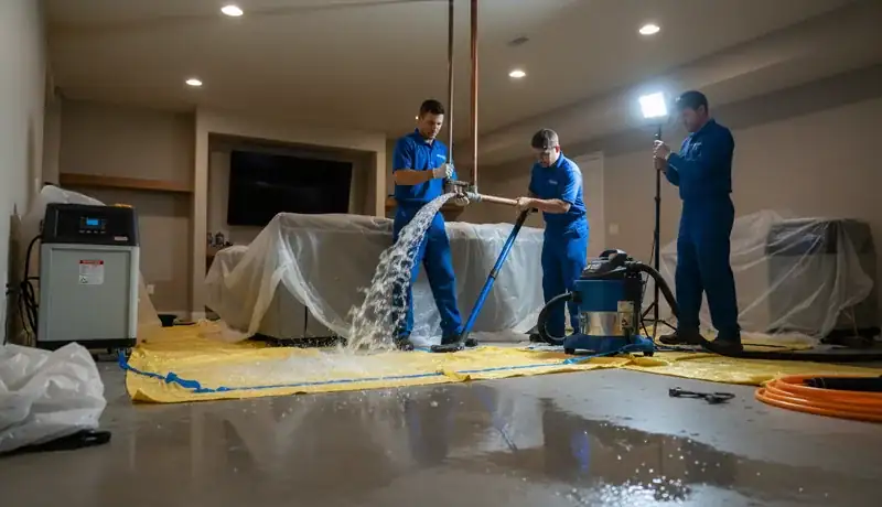 Expert Plumbing Pro - emergency-burst-pipe-repair-in-a-cordera-finished-basement